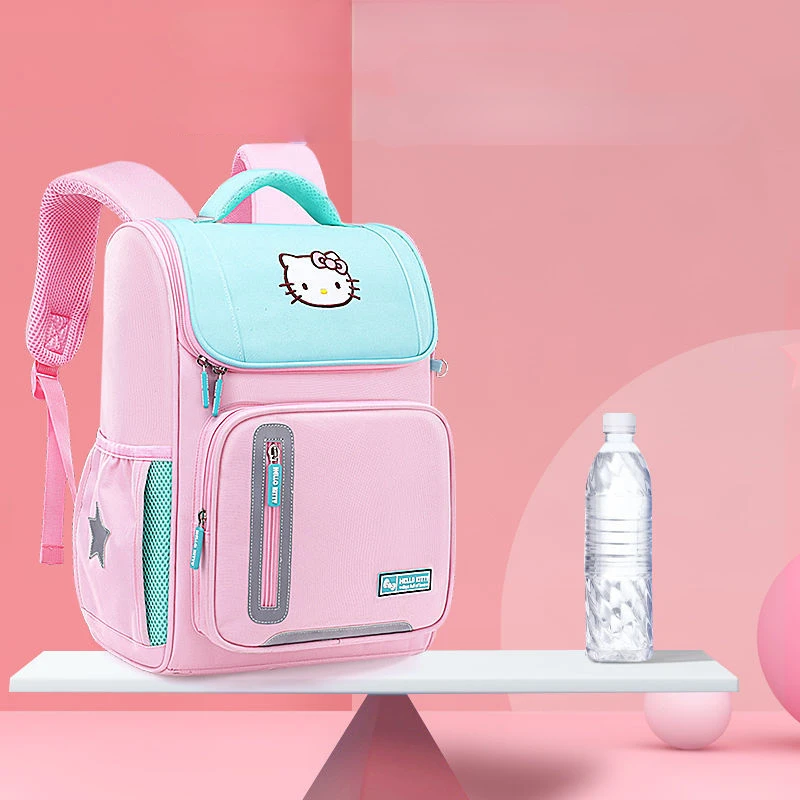 Sanrio Hello Kitty Bag Schoolbag Primary School Girls Girls Lightweight and Large Capacity Spine Protection Backpack