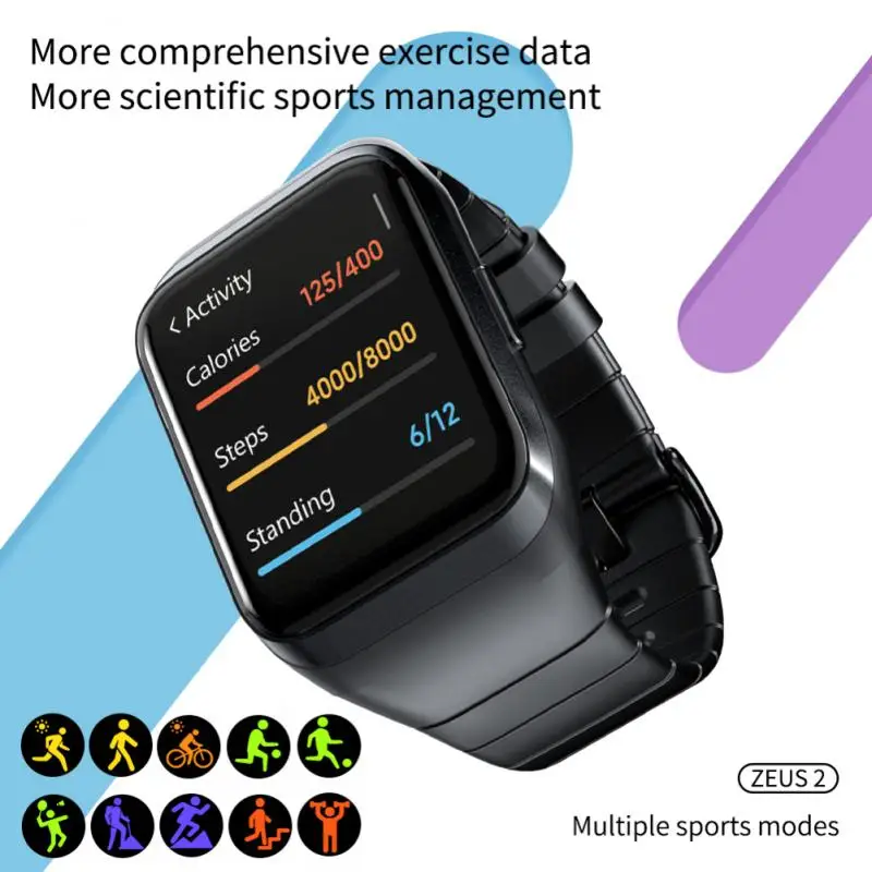 

LOKMAT ZEUS 2 GPS Fitness Smart Bracelet Tracker Waterproof Health Monitor Digital Clock Wrist Sport Watch for Men Woman