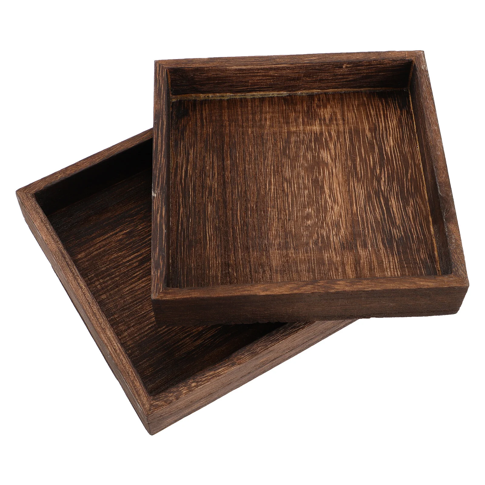 

Distressed Solid Wood Pallet Jewelry Container Organizer Holder Ring Storage Plate