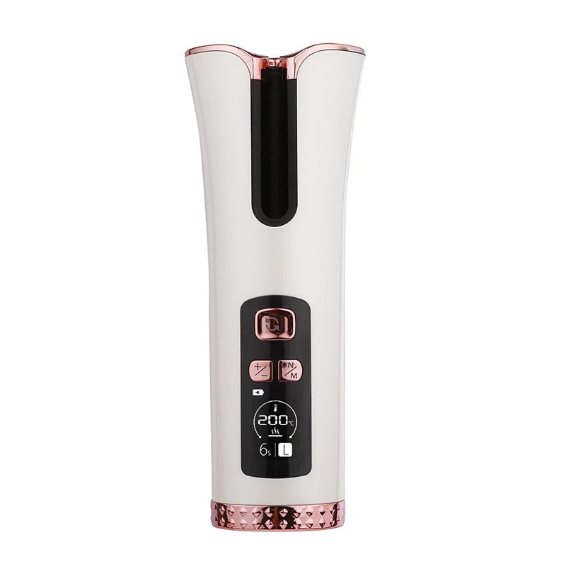 

USB Cordless Automatic Hair Curler Ceramic Curling Iron Hair Waver Tongs Beach Waves Iron Curling Wand Air Curler