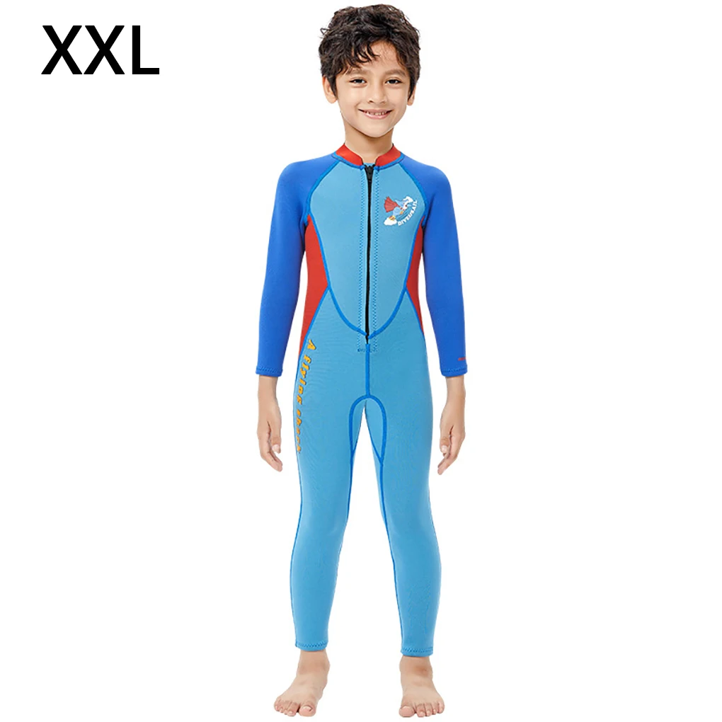 

Детский слитный купальник, мультяшный купальник, комплект для подводного плавания, термокостюм, одежда для серфинга, купальник на молнии S