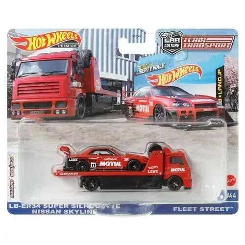 Hot Wheels LB-ER34 супер силуэт Nissan Skyline &amp Fleet Street 1/64 литые автомобили