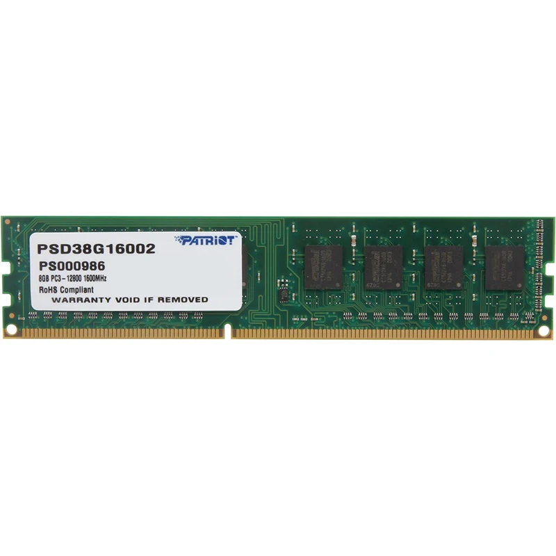 

8 ГБ Φ не ECC, безбуферный CL11 240-Pin DIMM, двухдиапазонный модуль памяти PSD38G16002 для настольного компьютера