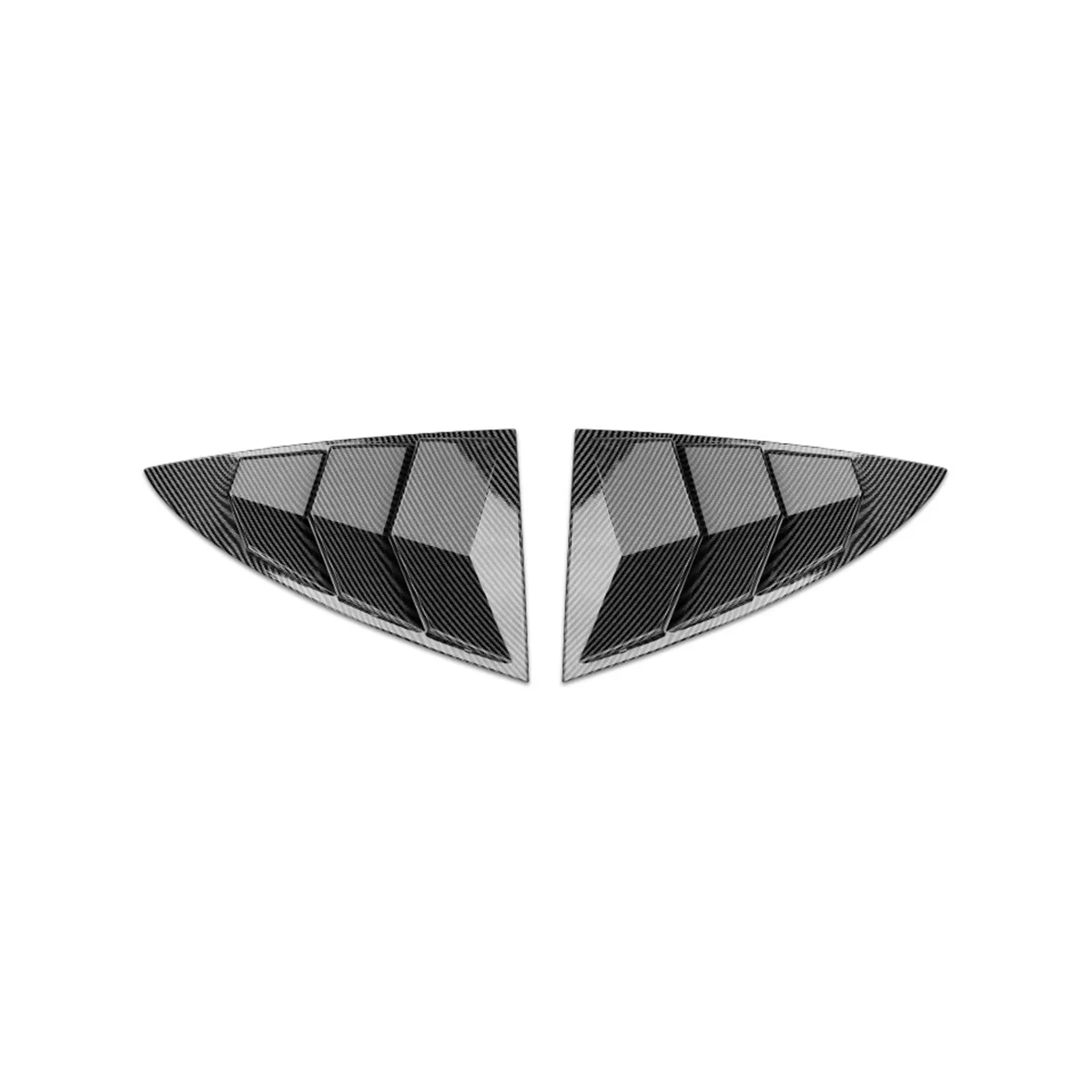 

For Y Louvre Rear Triangle Sequins Exterior Modification Parts, Carbon Fibre, B
