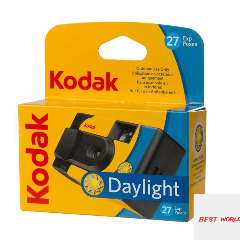 

Одноразовая однократная пленочная камера Kodak 27 фотографий дневного света (дата истечения срока годности 2024-4)