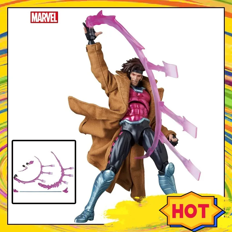 

New Original Medicom Mafex Marvel Comics "Gambit Manga Ver." (Mafex No.131 Mafex Gambit (Comic Ver.))Model Anime Figure Action