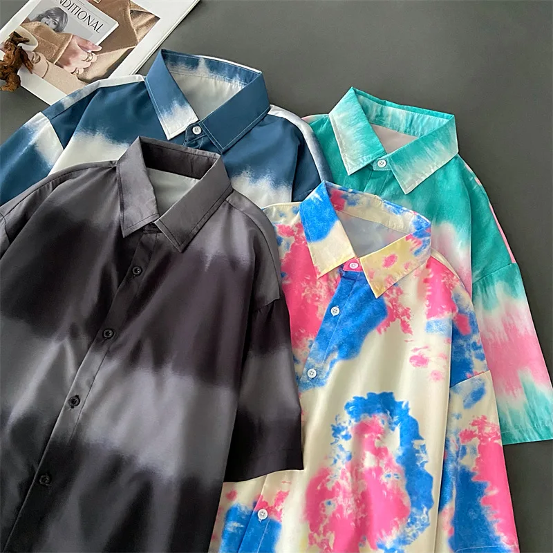 Женские рубашки EBAIHUI в японском стиле Kpop BF свободная летняя однотонная блузка с