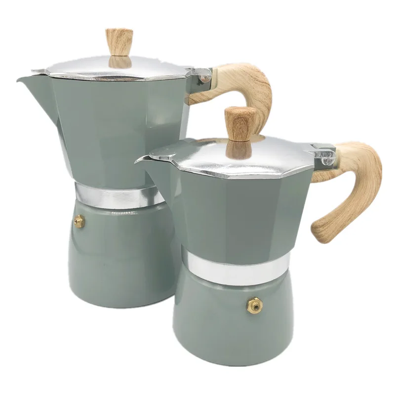 

Z30 Espresso Coffee Maker Aluminum Mocha Pot Percolator Stove Top Pot 3cup 6cup 150/300ml Coffee Machine