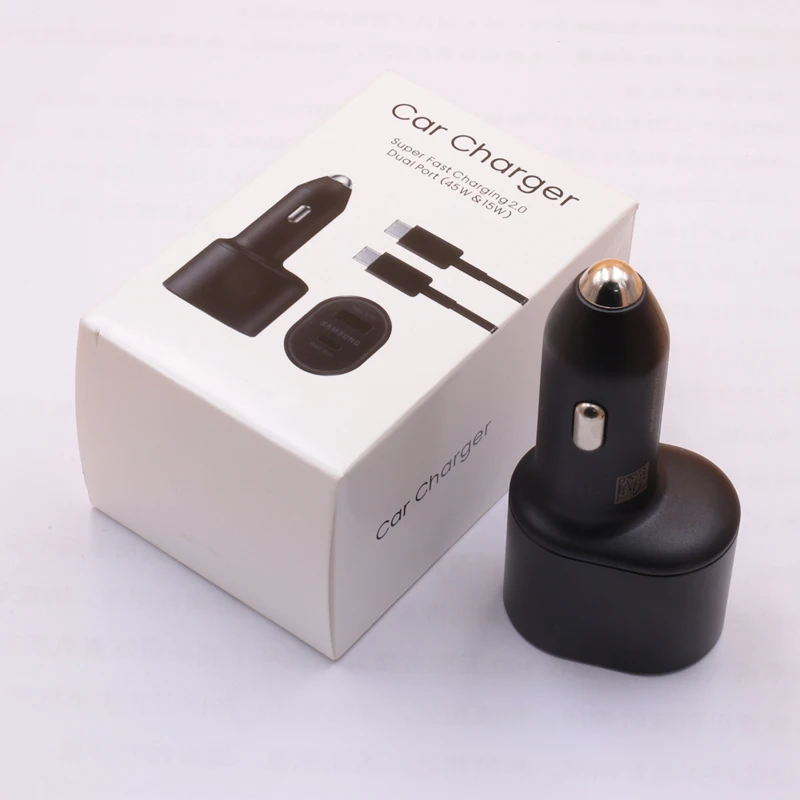 Автомобильное зарядное устройство Pd, Usb Type-C порт, 60 Вт, 45 Вт, для Samsung Galaxy S23 S22 S21 S20 Note 20 10 Z Fold 5 4 A53 M52