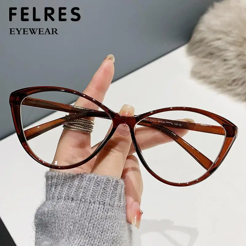 Модные Ретро треугольные очки для чтения кошачий глаз женщин дальнозоркости с