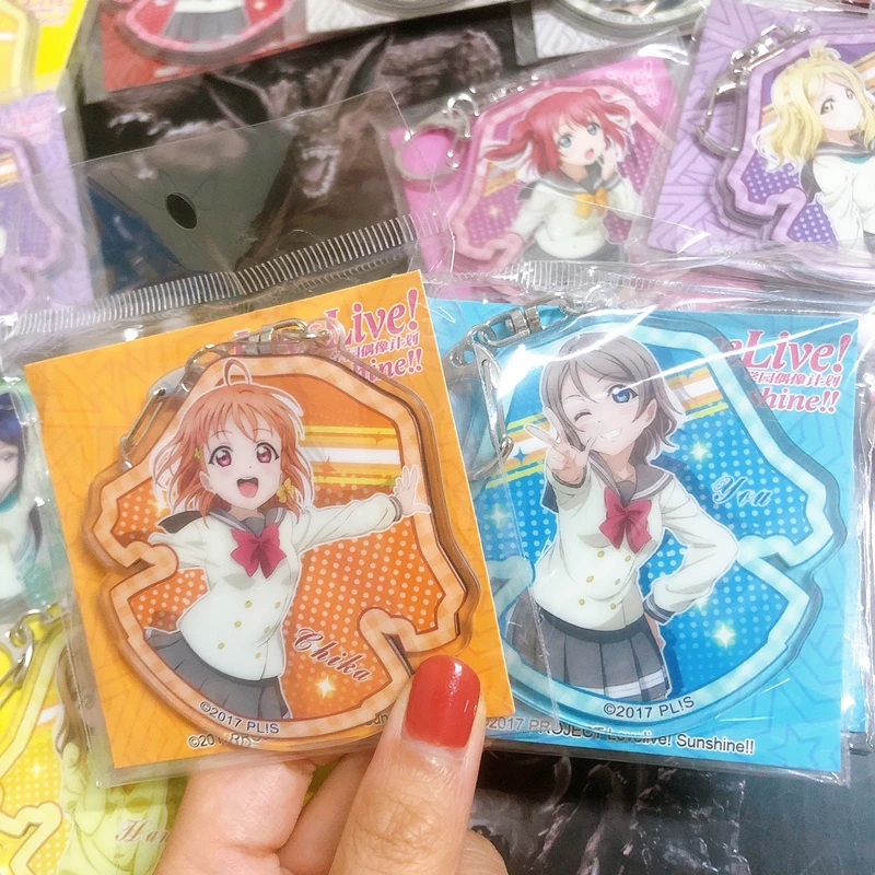 Аниме LoveLive!Sunshine! Акриловый брелок таками Чика Ватанабе You Kurosawa Ruby охара Мари