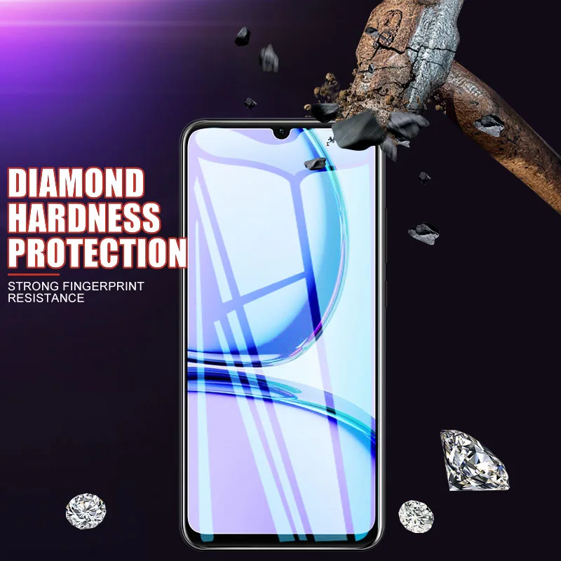 3 шт. Защитная пленка для экрана Realme C20 C21 C25 C51 C53 C55 C30 C31 C33 C35 Прозрачное закаленное