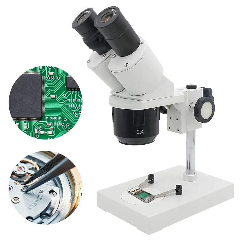 Промышленный бинокулярный стереомикроскоп 20x-40x инструмент для пайки печатных