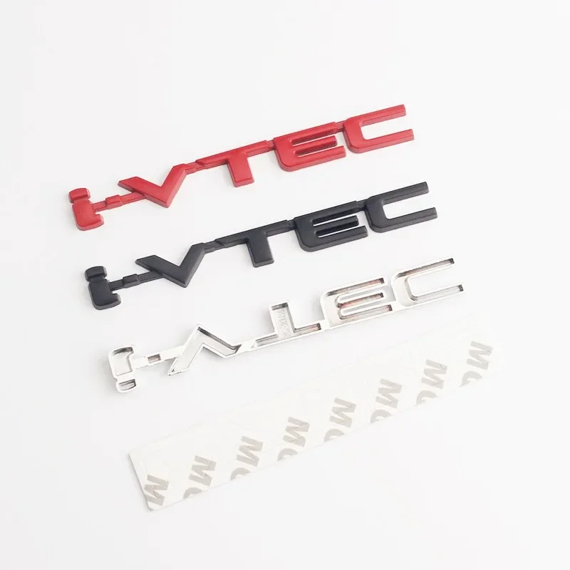 Металлическая 3d-наклейка IVTEC с буквенным логотипом для заднего багажника