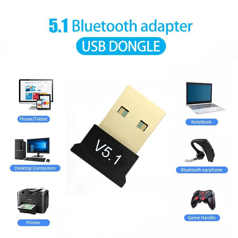 Мини USB Bluetooth-адаптер совместимый с 5