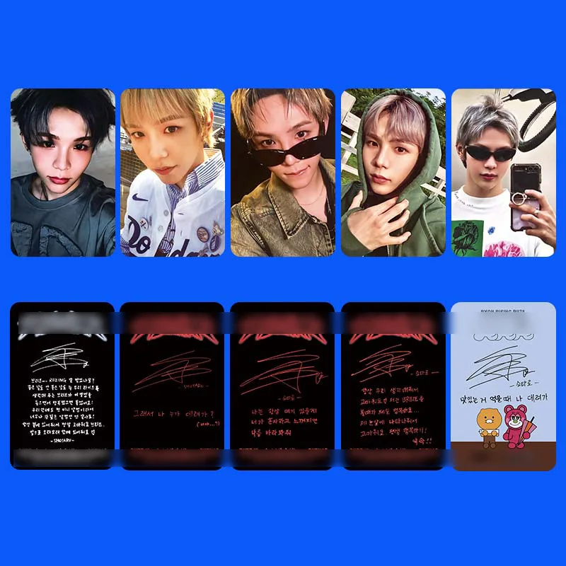 5/6 шт. Kpop RIIZE 1-й мини-альбом ризирующие фотокарты SHOTARO EUNSEOK SUNGCHAN периферийная