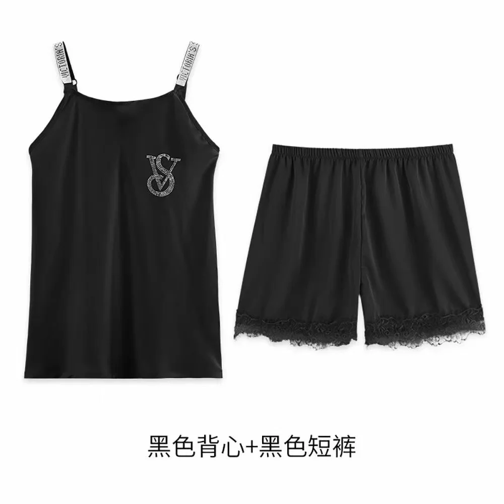 

Spring / Summer 2021 new Luxury design Long-Sleeved Trousers Ladies Pajamas Suit Simple Style Long Pajamas Women's Home Service