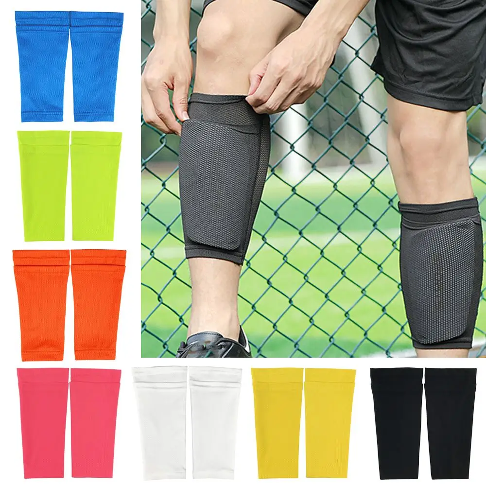 

Sports Football Socks Mens Compression Leggings Leg Sleeves Pressure Leggings Calf Socks Double Layer Football Board Leg Cover