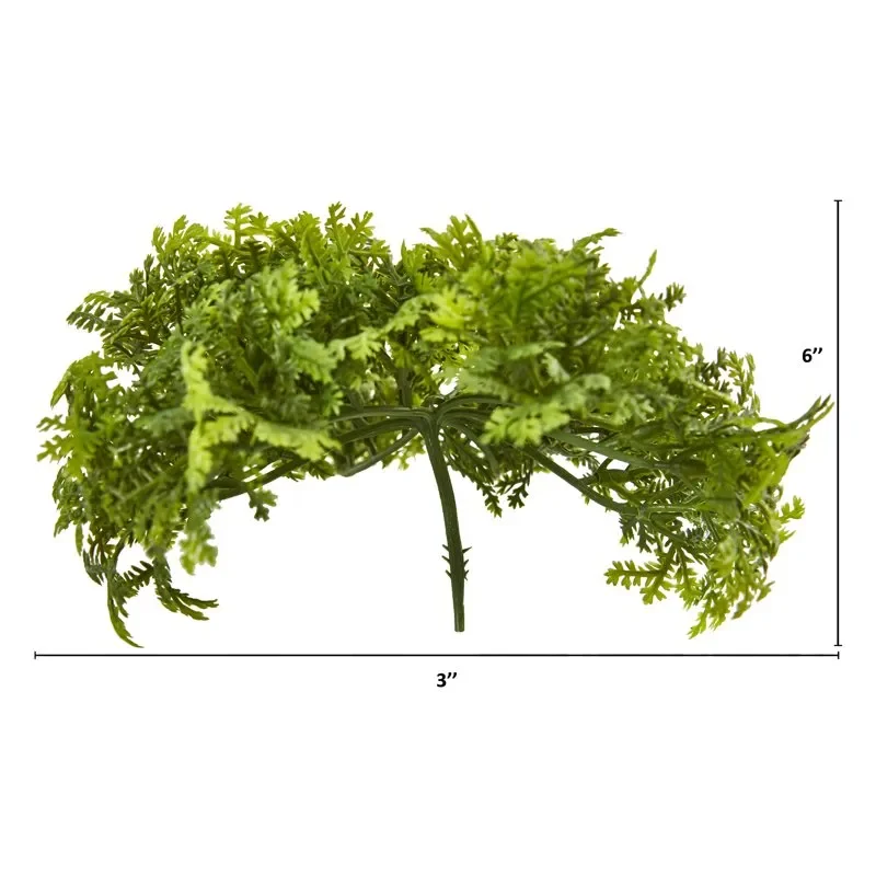 

Lovely Green Moss Artificial Bushes Flowers (Set of 12) for Decoration & Garden Use Home Decorations and Festive Celebrations.