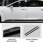 2 шт., защитные наклейки из углеродного волокна для логотипа автомобиля Tesla Model 3 Model X Y Style MODEL S ROADSTER