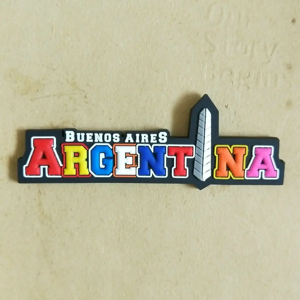 Аргентина Буэнос-Айрес туристический сувенир 3D резиновые буквы милые Стикеры -