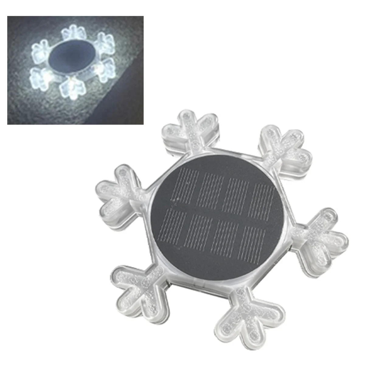 

Solar Ground Lights,4 Pack In-Ground Lights 6 LED Garden Lights Patio Lights Outdoor for Lawn Patio White Light