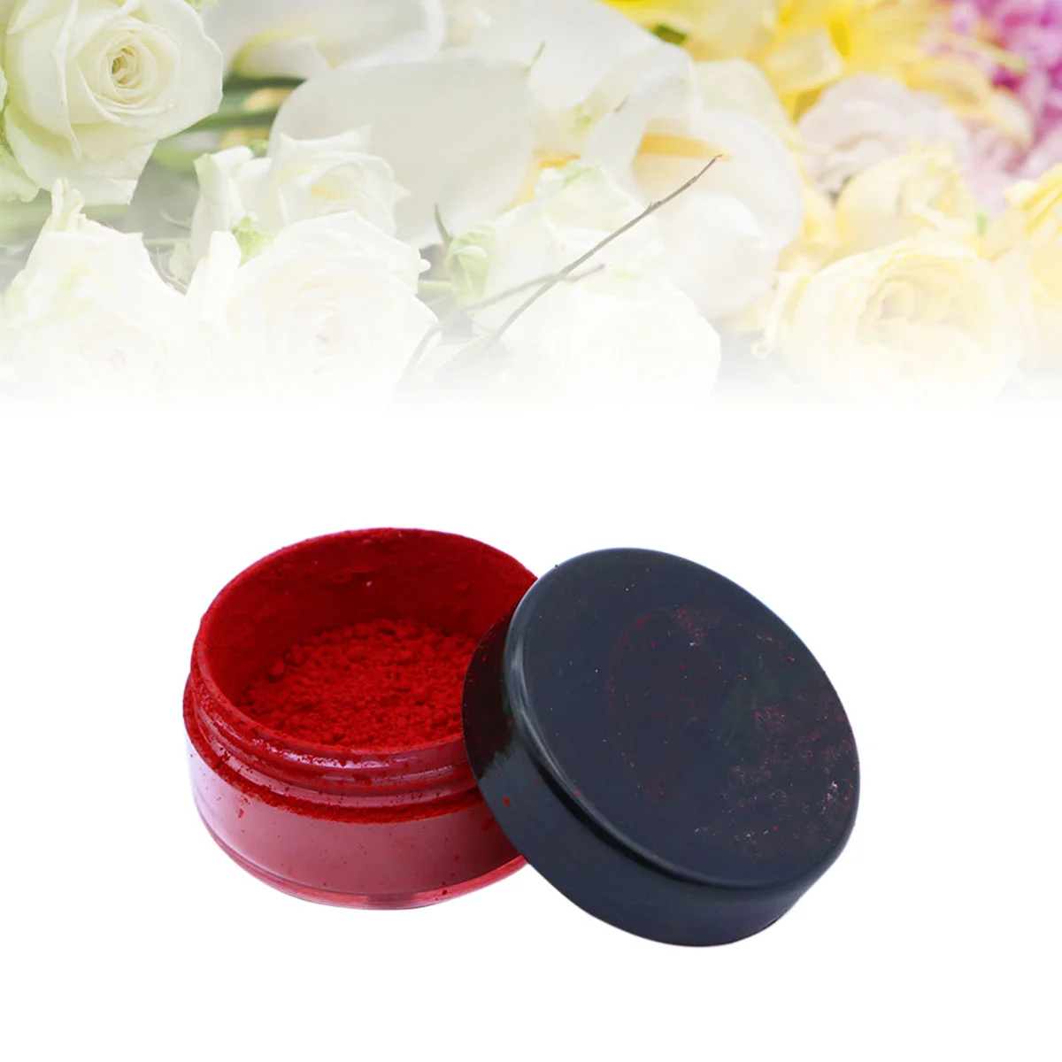 

DIY Makeup Lipstick Shining Shadding Powder Lips Highlight Lipstick Powder (Orange Red)