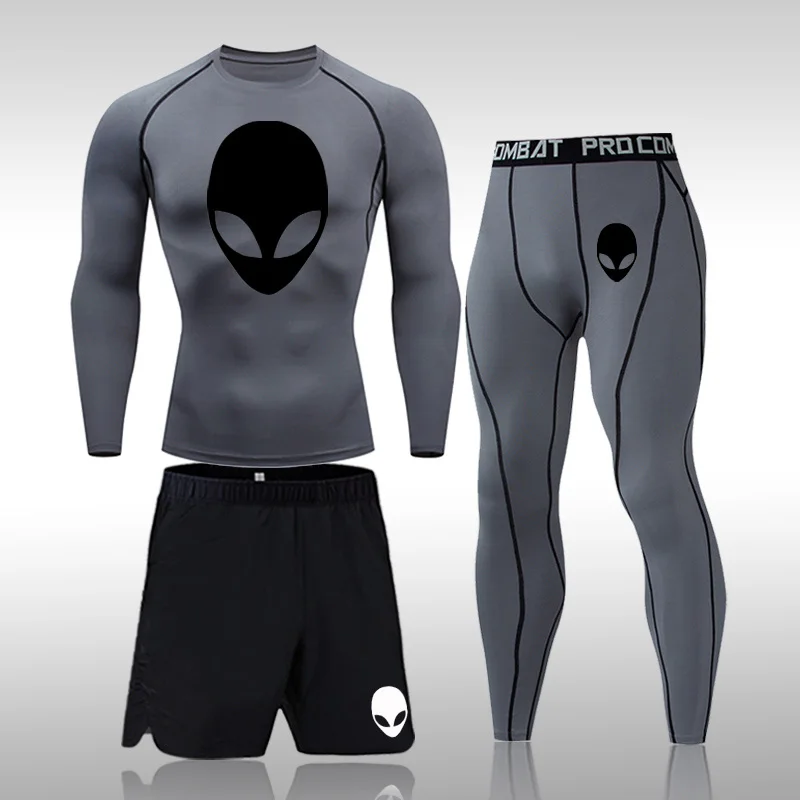 

Men's Jogging Suit Men's Training MMA Rashguard Tights Basketball Quick Dry Sportswear Men's Jujitsu Suit Gym Compression Suit