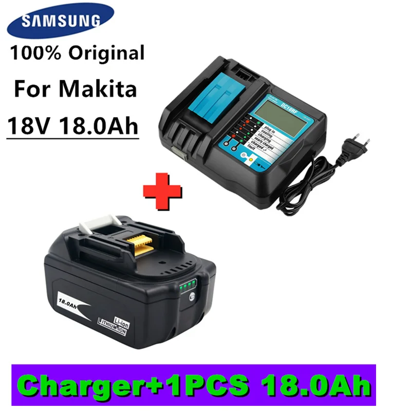 Аккумуляторная батарея BL1860 18 в 18000 мАч литий-ионная для Makita аккумулятор BL1840 BL1850