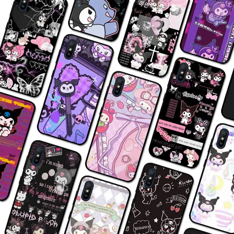 

Kuromi My Melody Phone Case for Redmi 5 6 7 8 9 A 5plus K20 4X S2 GO 6 K30 pro
