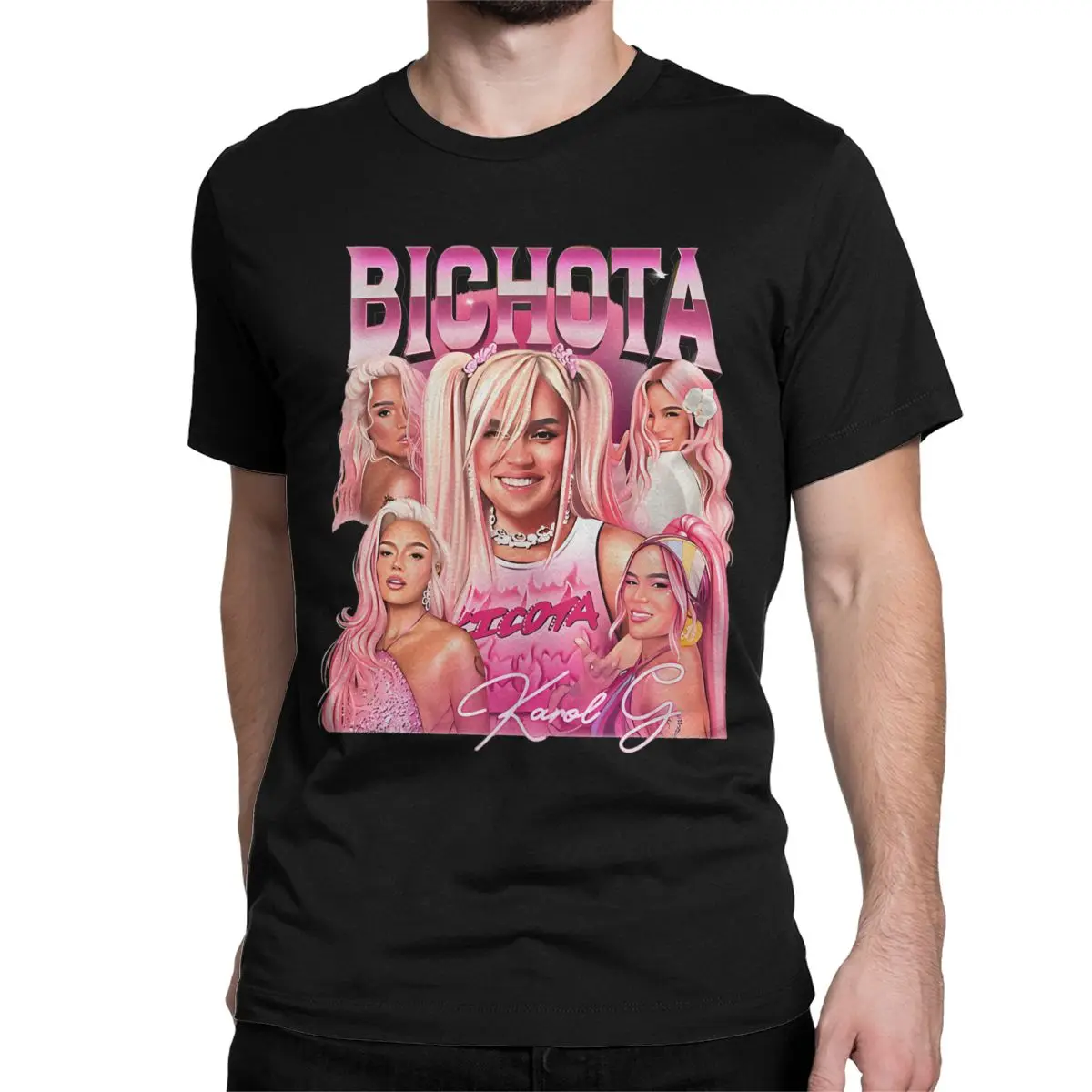 Bichota сезон Karol G футболки для мужчин и женщин 100% хлопок Уникальные Reggaeton