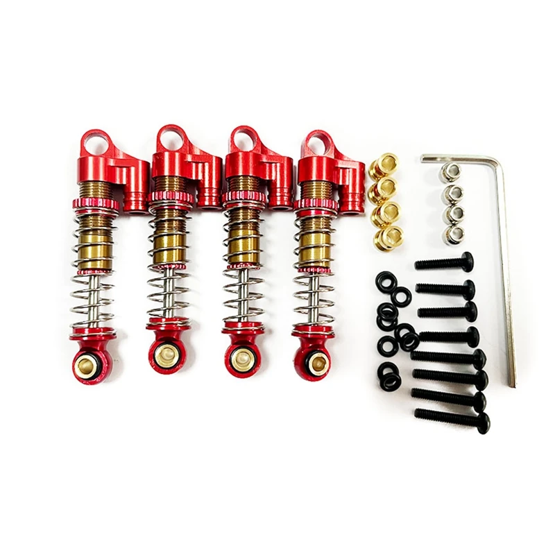 

For FMS FCX24 Metal 39Mm Shock Absorbers Oil Dampers 1/24 RC Crawler Car Upgrades Parts Accessories