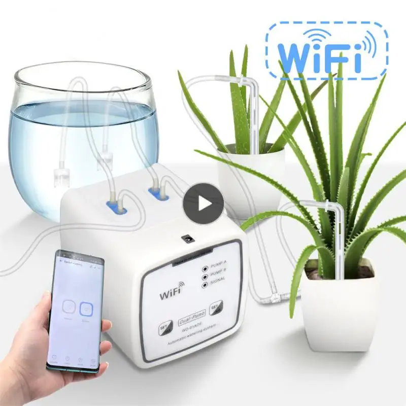 App Control Wifi Intelligent Watering Device Double Pump Garden For Garden Plant Flower Wifi Control Watering Device