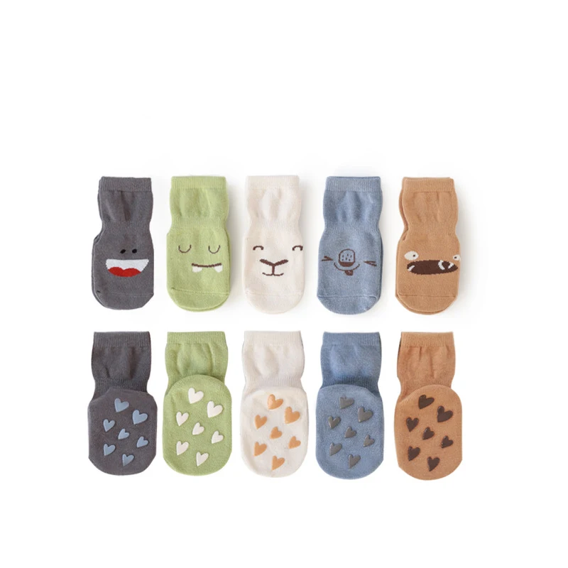 

Socks Boy and Girl Spring Autumn Cotton Anti-slip Indoor Toddler Soft Bottom Carton Fruits Children Socks