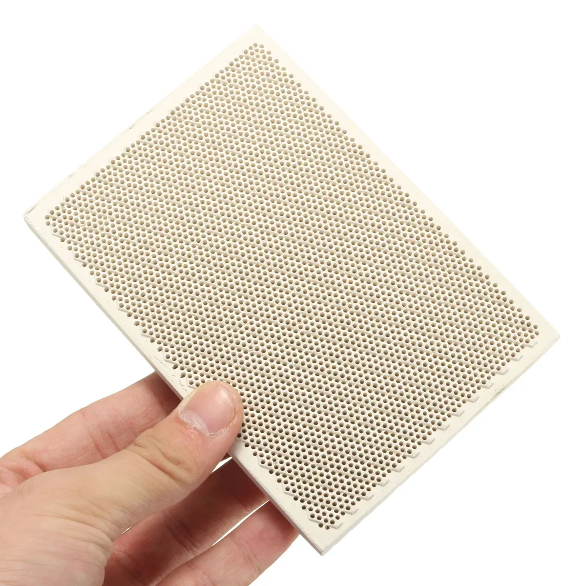 

135x95x13mm Ceramic Honeycomb Soldering Board Heating Boards for Gas Stove Head
