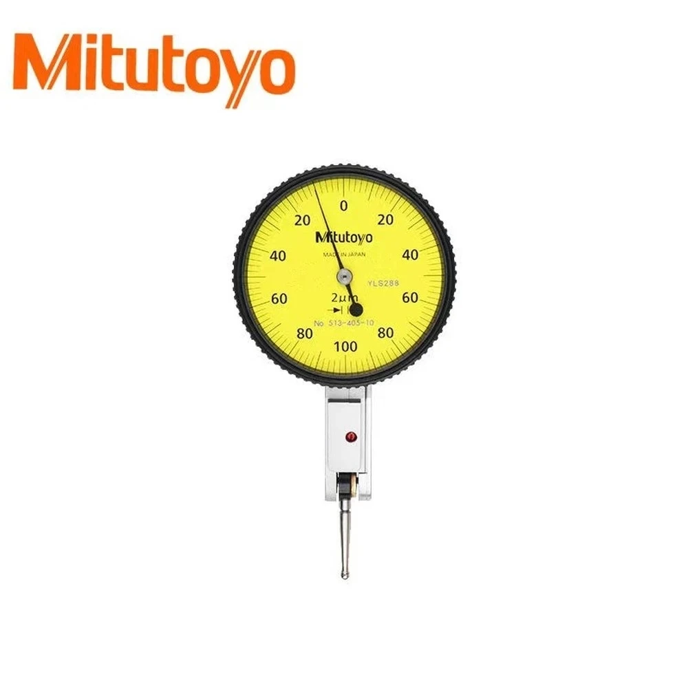 

Mitutoyo Dial Indicator No.513-404 Analog Lever Dial Gauge Stable Accuracy 0.01 Range 0-0.8mm Diameter 32mm Measuring Tools