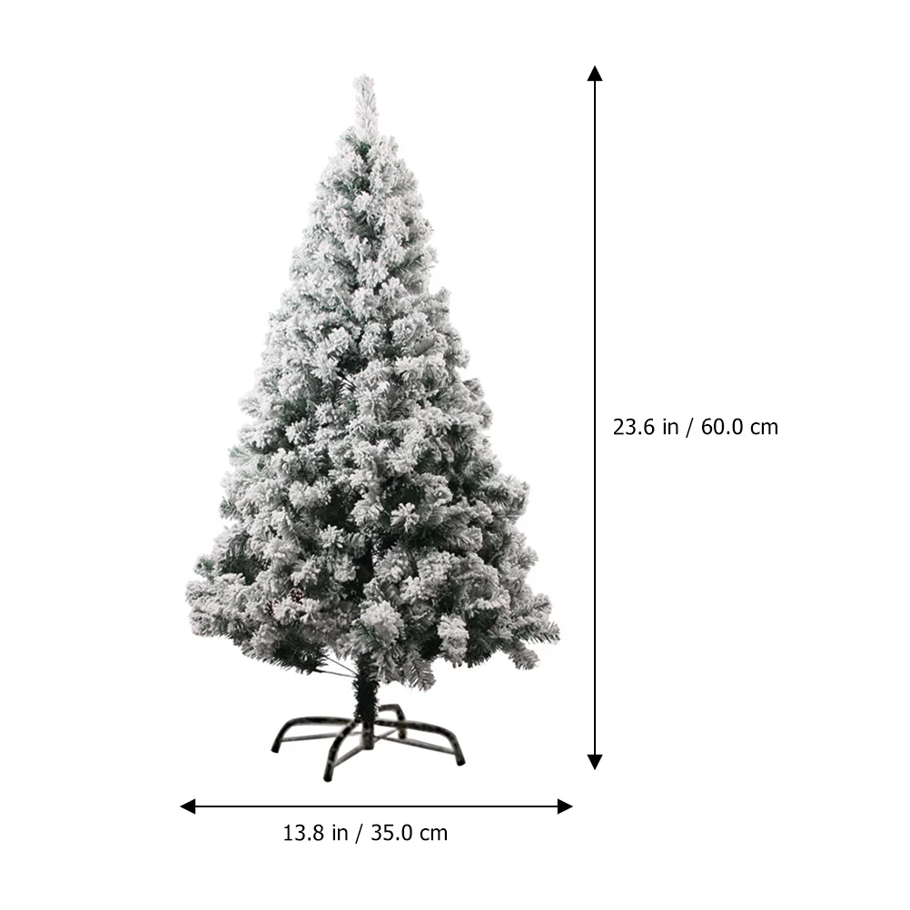 

Artificial Christmas Tree White Home Decor Supply Flocking Classic Xmas Ornament Creative Simulation