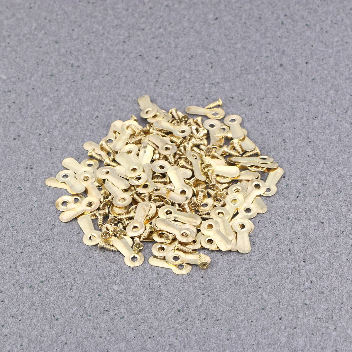 

200pcs Picture Frame Turn Buttons Photo Frame Hanging Hangers Tablet Frame Locks with 100pcs Hollow Rivets for DIY Scrapbooking