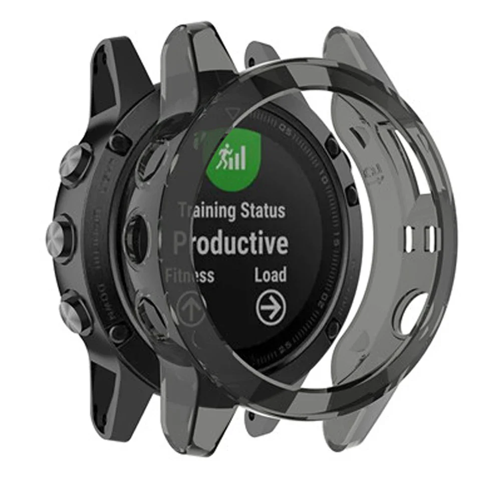 Фото Горячий защитный чехол для Garmin Fenix 7 7S 7X 5S 5 5X Plus 6S 6 6X Pro, защитная рамка для умных часов, мягкий прозрачный чехол из ТПУ, ремешок №4
