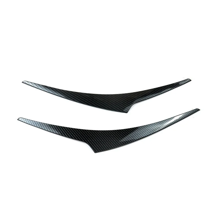 

For Honda Accord 9Th 2013-2015 Real Carbon Fiber Front Headlight Lamp Cover Strip Eyebrow Trim Sticker