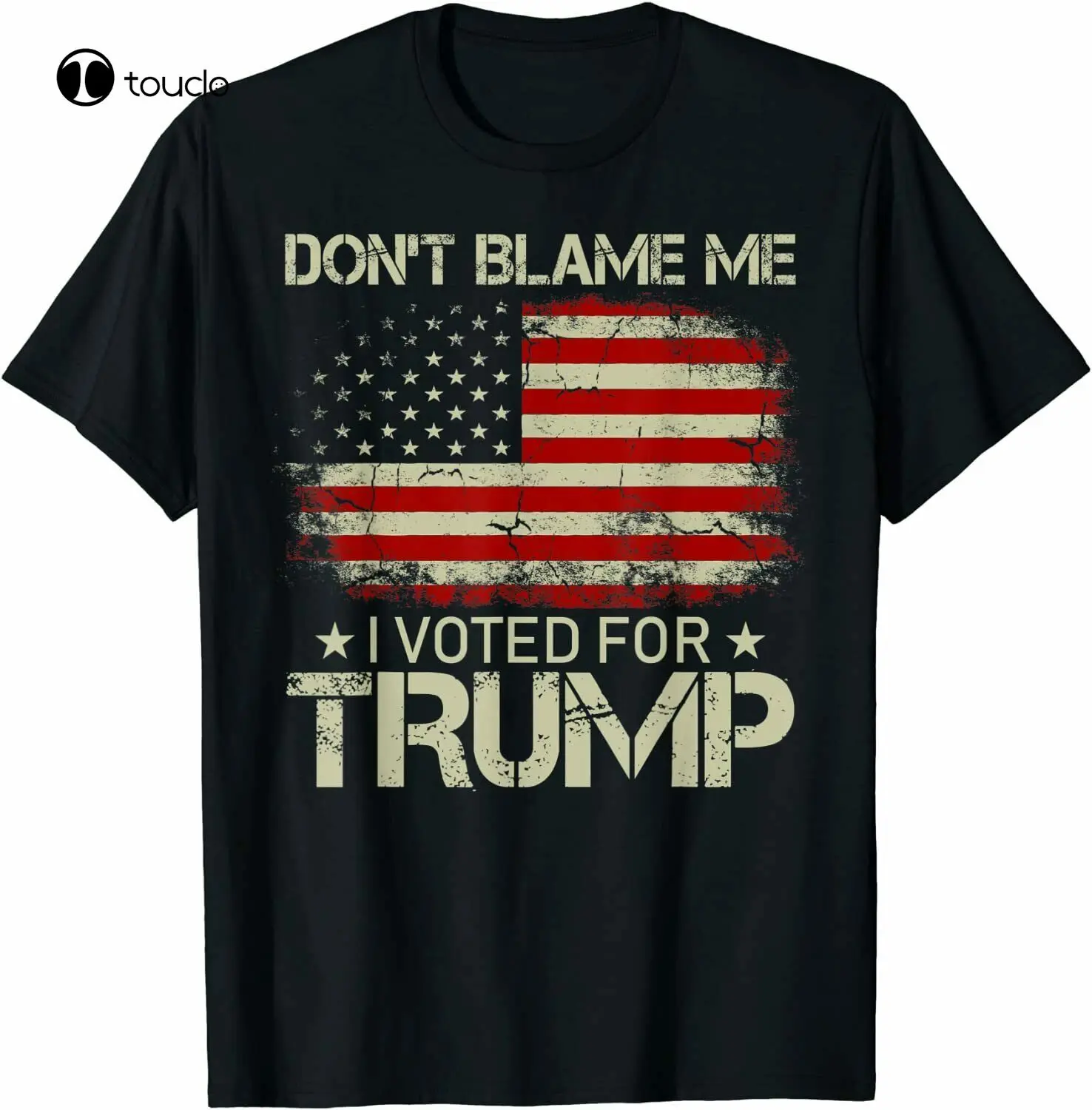 Vintage Don'T Blame Me I Voted For Trump Usa Flag Patriots T-Shirt Tee Shirt Custom aldult Teen unisex fashion funny new unisex