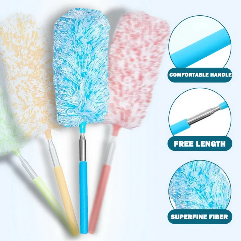 Stretchable Soft Microfiber Duster Brush Dust Cleaner Static