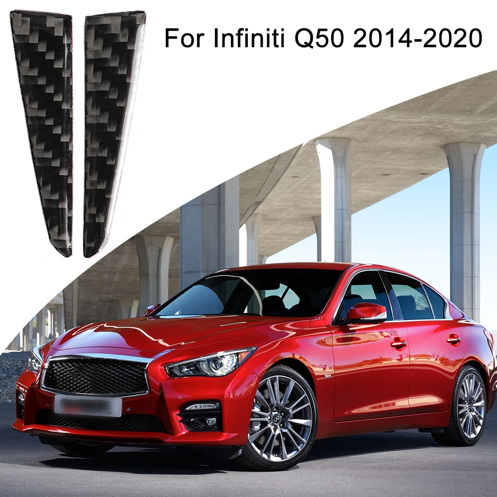 

2 шт., наклейки для автомобильного рулевого колеса Infiniti Q50 Q60 2014-2020