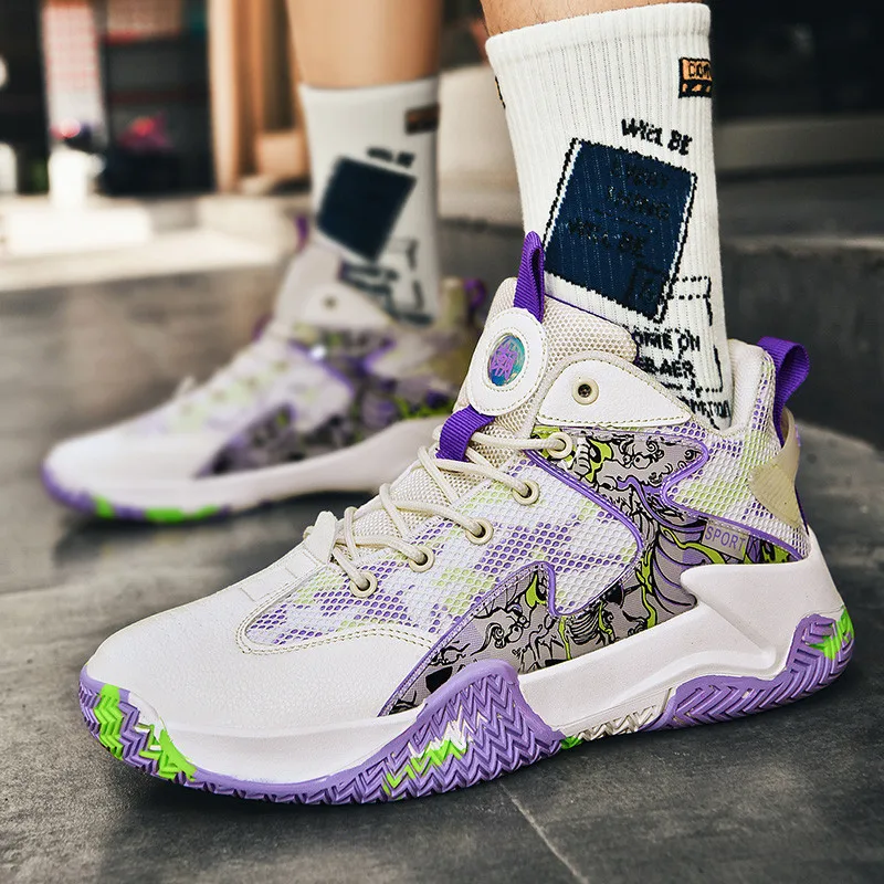 New Arrival Lightweight Basketball Shoes Men Breathable Confortable Sports Shoes Women Unisex Training Athletic Sneakers Men