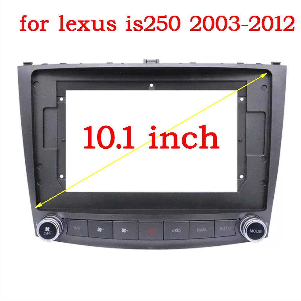 

10-дюймовая передняя пластиковая рамка для lexus is250 2003-2012, передняя пластиковая рамка для автомобильного радио с полным набором кабелей, штепсельная вилка canbus box