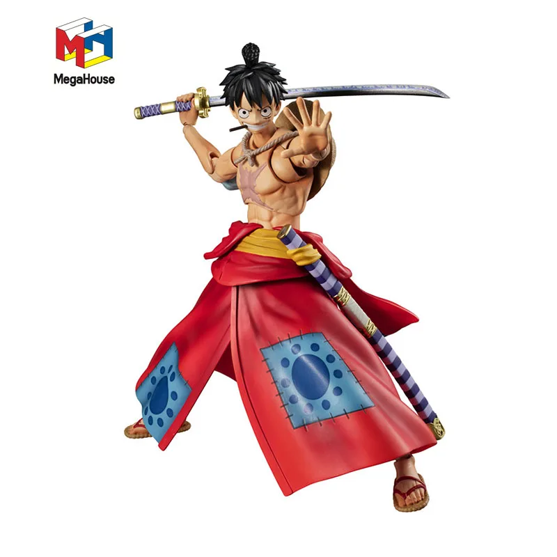 

Original Genuine MegaHouse Variable Action Heroes ONE PIECE Monkey D Luffy 18cm PVC Action Anime Figure Model Toys Holiday Gifts