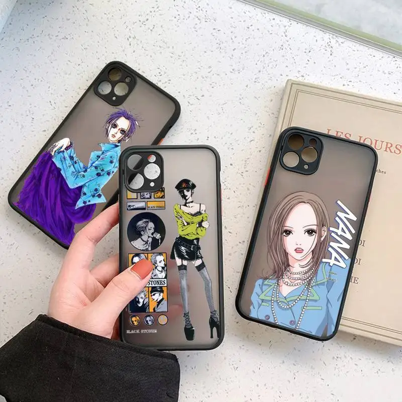 

osaki nana anime design manga Phone Case matte transparent For iphone 11 12 13 7 8 plus mini x xs xr pro max cover