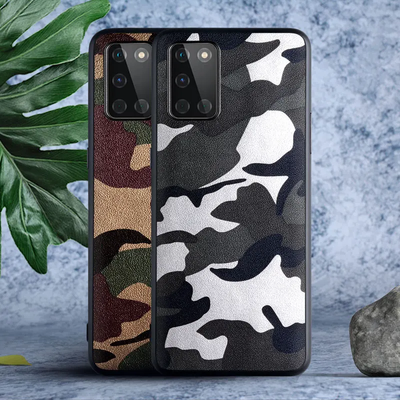 

Camouflage leather case for Oneplus 8 pro 8T 7 7T pro 6 6T Nord with Camouflage design,with TPU+PC 2in1 material ,Oneplus Z case