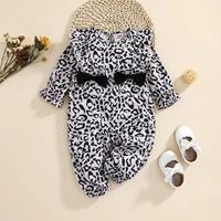 6 12 18 24 months toddler kids rompers infant girls leopard print long sleeve romper jumpsuit newborn outfits onesies clothing