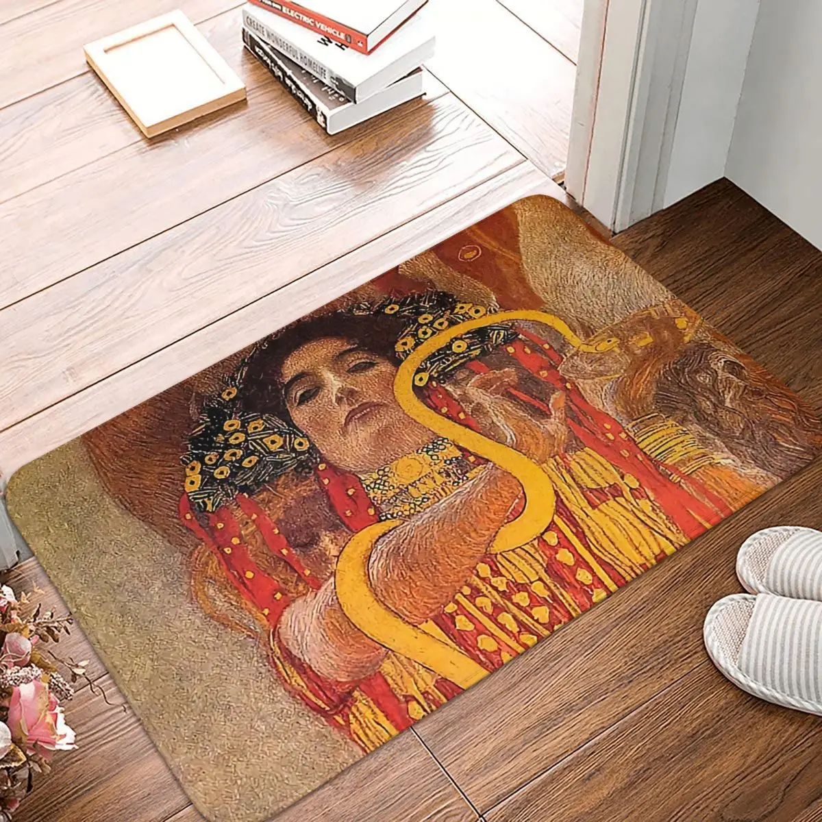 

Gustav Klimt Oil Painting Bath Mat Medicine Doormat Living Room Carpet Balcony Rug Home Decor